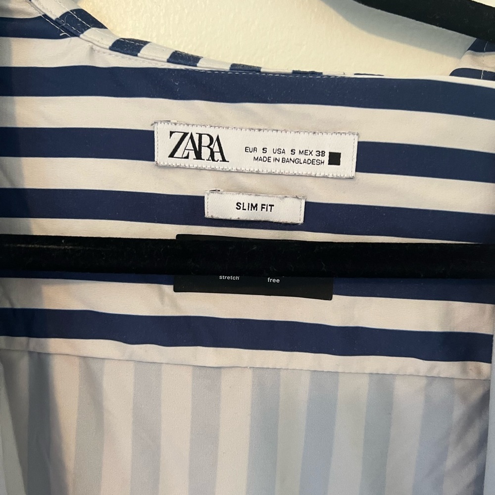 Zara Slim Fit Striped Shirt
